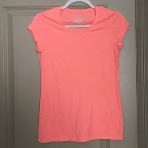 Coral Pink/Orange Short Sleeve T-Shirt